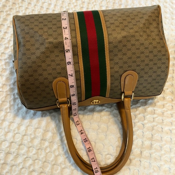 ‼️SOLD‼️ 🍒 Authentic Big Gucci Boston Bag 🍒 - Picture 11 of 16